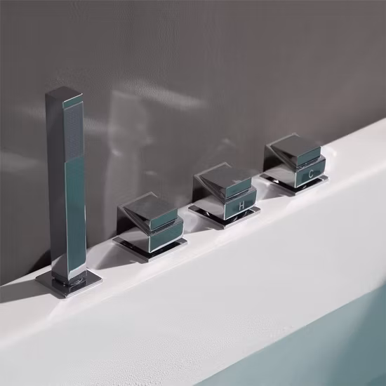 モダンな自立式屋内ジャグジー浴槽